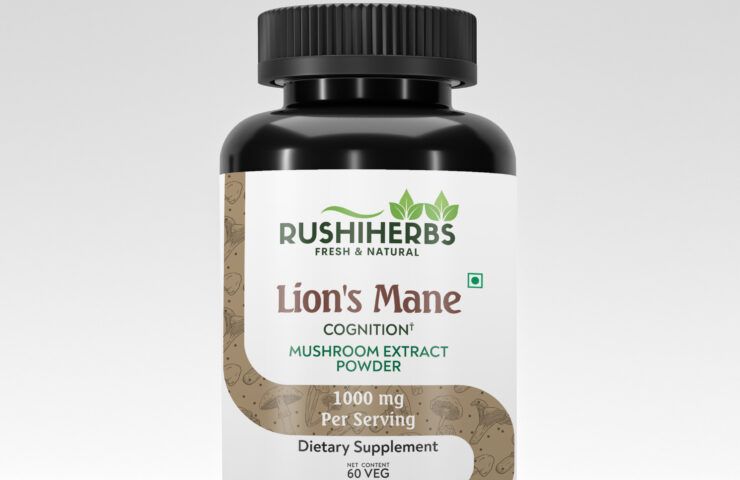 Rushi Herbs Lion's Mane Mushroom Extract 1000mg