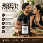 Fermented Black Garlic – Odorless Formula – Immune Support – 60 Vegan Capsules
