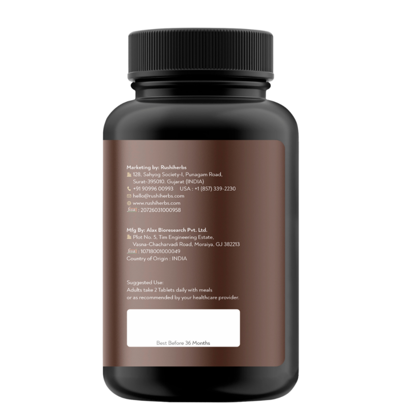 Fermented Black Garlic – Odorless Formula – Immune & Cardiovascular Wellness – 60 Vegan Capsules