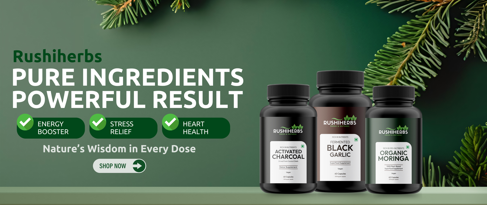 Rushiherbs India Main Bannner