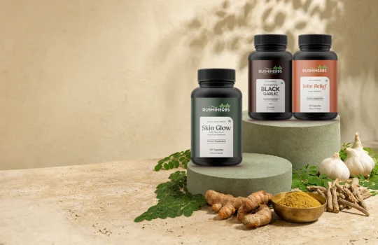 Turmeric root and herbal ingredients